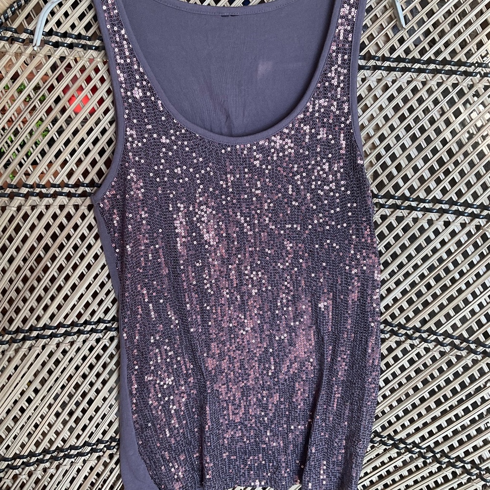 Unbranded Lilac Sequin Tank